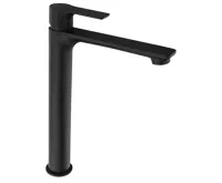SAPHO PAX stojánková umyvadlová baterie vysoká, prodloužená hubice, černá mat