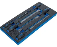 BGS Vložka do dílenského vozíku 1/3: Sada dílenských pilníků, 5dílná (1)