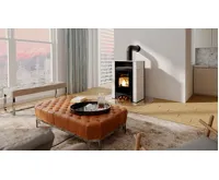 HS Flamingo Kachlová kamna AQUAFLAM VARIO ® PERU 11kW, kachle bílá (teplovzdušná verze) (11)