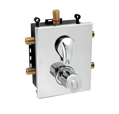 NOVASERVIS Podomítková termostatická baterie s boxem, 3 vývody - BOX56052RXT,0