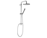 SAPHO AIRTECH-AXIA sprchový sloup k napojení na baterii, hlavová, ruční sprcha, chrom