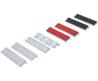 BGS Sada ochranných čelistí pro svěrák, hliník, 125 mm, 8dílná