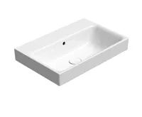 GSI NUBES keramické umyvadlo 60x40cm, bez otvoru, bílá ExtraGlaze