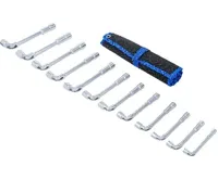 BGS Sada fajfkových průchodných klíčů, 8 - 19 mm, 12dílná (6)