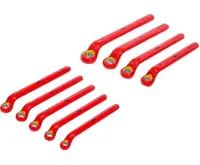 BGS Sada očkových klíčů VDE | prodloužené zalomené | 10 - 24 mm | 9dílná (2)