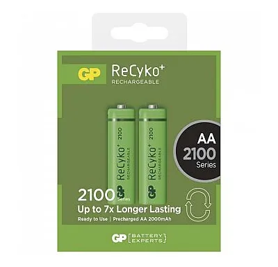 GP Batteries Nabíjecí baterie GP NiMH ReCyko+ AA 2 ks