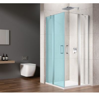 GELCO LORO sprchové dveře pro rohový vstup 1000mm, čiré sklo