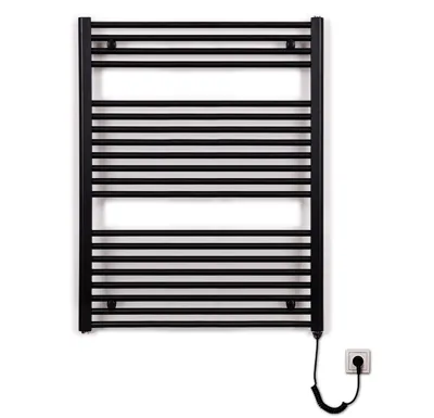 Koupelnový radiátor elektrický Thermal KD-E 750/ 960 - 500W - černý mat