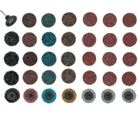 BGS Sada brusných kotoučů / brusných talířů, O 50 mm, 35dílná (1)