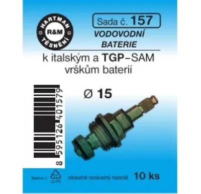 Hartman Sada č. 157: sada koplet. vrškům TGP-SAM a ital. - pr. 15 - 2ks