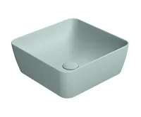 GSI SAND/NUBES keramické umyvadlo na desku 38x38cm, ghiaccio mat