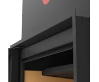 HS Flamingo Krycí rámeček krbové vložky FLAMINGO M9, 20 mm, černý (2)