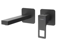 SAPHO FORATA podomítková umyvadlová baterie, délka hubice 18,5cm, černá mat