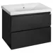 AQUALINE ALTAIR umyvadlová skříňka 77,5x60x45cm, černá mat AQUALINE ALTAIR umyvadlová skříňka 77,5x60x45cm, černá mat