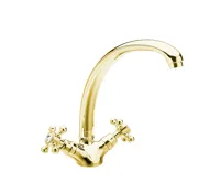 SAPHO ANTEA stojánková dřezová baterie, výška 265mm, zlato