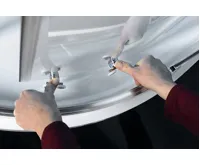 POLYSAN EASY čtvrtkruhová sprchová zástěna 1000x800mm, L/R, čiré sklo (5)