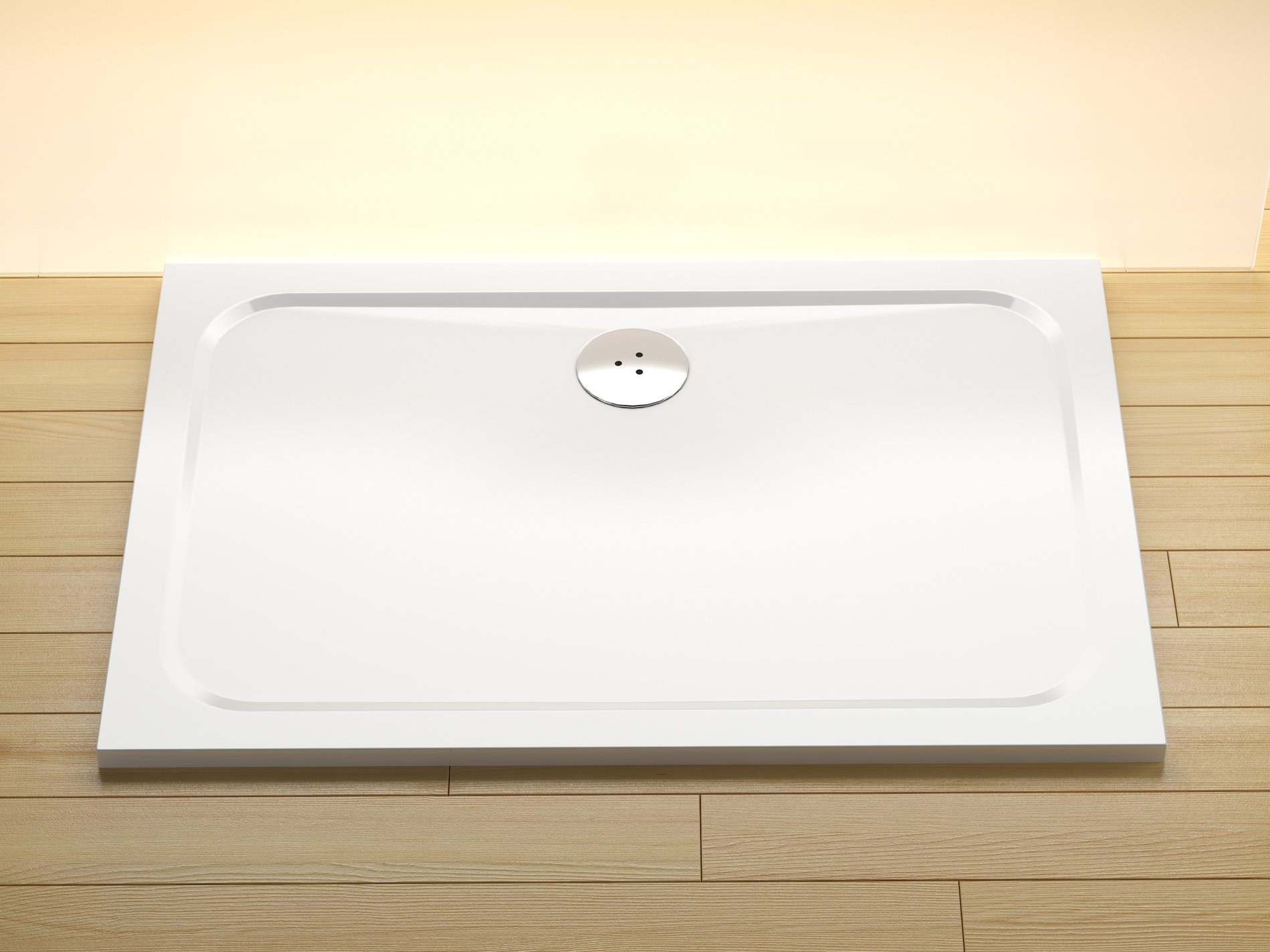 Ravak sprchová vanička z litého mramoru gigant pro 110x80 chrome white