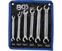 BGS Klíče otevřené oboustrannéočkové, 8x9 - 18x19 mm, 6dílná BGS Klíče otevřené oboustrannéočkové, 8x9 - 18x19 mm, 6dílná