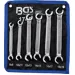 BGS Klíče otevřené oboustrannéočkové, 8x9 - 18x19 mm, 6dílná BGS Klíče otevřené oboustrannéočkové, 8x9 - 18x19 mm, 6dílná