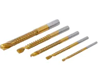 BGS Sada frézovacích vrtáků HSS | s titanovým povrchem | 3 - 8 mm | 5dílná - BGS 50795 BGS Sada frézovacích vrtáků HSS | s titanovým povrchem | 3 - 8 mm | 5dílná - BGS 50795