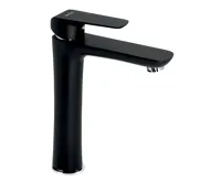 NOVASERVIS Umyvadlová baterie bez výpusti Nobless Tina černá matná - 38501/1,5