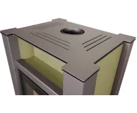 HS Flamingo Krbová kamna AQUAFLAM VARIO ® LEND 11/5kW olivová (24)