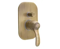 SAPHO KIRKÉ podomítková sprchová baterie, 2 výstupy, bronz