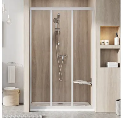 Ravak sprchové dveře Supernova ASDP3-90 bílá+Pearl