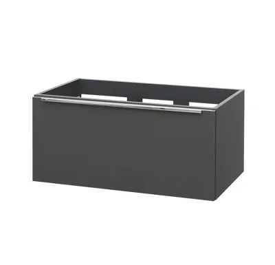 Mailo, koupelnová skříňka, antracit, 1 zásuvka, 810x470x480 mm