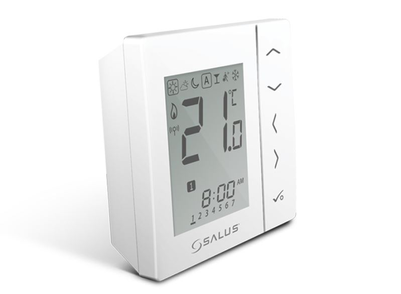 SALUS Bezdrátový digitální pokojový termostat 4v1 - bílý VS20WRF, Systém SMART HOME