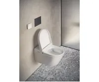 GSI WCLEAN závěsné WC Swirlflush s integrovaným elektronickým bidetem, bílá Extraglaze (10)