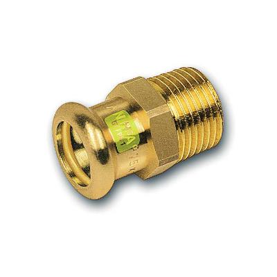 Cu lisovací přechod 8243 - 15 - 3/4" závit venkovní - pro topení i rozvod plynu