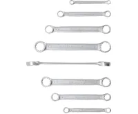 BGS Klíče očkové 6x7 - 20x22 mm, sada 8 dílů, extra ploché (1)
