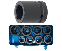 BGS Hlavice nástrčné silové šestihranné, šestihranné, 25 mm (1"), 27–50 mm, 8dílná BGS Hlavice nástrčné silové šestihranné, šestihranné, 25 mm (1"), 27–50 mm, 8dílná