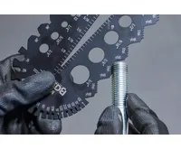 BGS Měrka šroubů a závitové měrky ,  palcové velikosti,  1/4" - 2" - BGS 74248 (2)