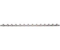 BGS Kolejnice pro 3/8" hlavice, 15 klipů BGS Kolejnice pro 3/8" hlavice, 15 klipů