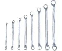 BGS Klíče očkové vyhnuté 6x7 - 20x22 mm, sada 8 dílů (2)