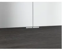 SAPHO LUCIE galerka s LED osvětlením, 126x70x17cm, bílá (7)