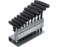 BGS Klíče imbus 2.0 - 10,0 mm, sada 10 dílů, T rukoj. BGS Klíče imbus 2.0 - 10,0 mm, sada 10 dílů, T rukoj.
