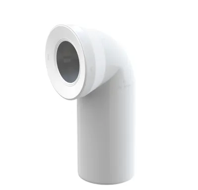 ALCAPLAST Dopojení k volně stojícímu WC, koleno 90°, DN 110, délka 230 mm, PP, bílé A90-90A