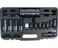 BGS Přípravek na demontáž injektorů, sada 14 dílů