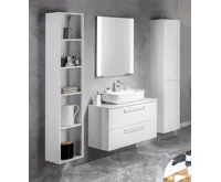 SAPHO ESPACE otevřená policová skříňka 30x172x32cm, dub alabama (3)