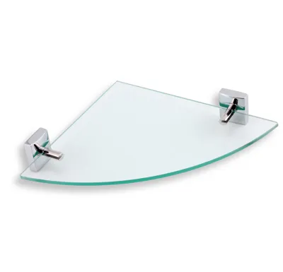 NOVASERVIS Rohová polička Metalia 12 chrom - 0235,0