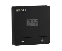 ENGO Controls Termostatický regulátor teploty EASY-24V, denní, černý (1)