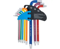 BGS Sada zahnutých klíčů, vícebarevné, T-profil (pro Torx) T10 - T50, 9dílná (2)