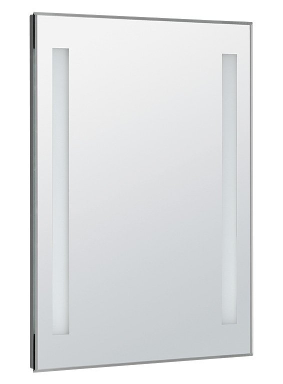 AQUALINE Zrcadlo s LED osvětlením 60x80cm, kolébkový vypínač