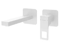 SAPHO FORATA podomítková umyvadlová baterie, délka hubice 18,5cm, bílá mat SAPHO FORATA podomítková umyvadlová baterie, délka hubice 18,5cm, bílá mat