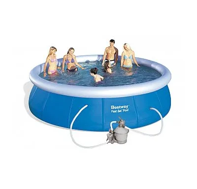 Bestway Bazén Fast Set 457 x 107 cm s pískovou filtrací Rapid
