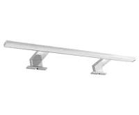 AQUALINE SERAPA LED svítidlo, 9W, 230V, 600x40x100mm, IP44, hliník, chrom
