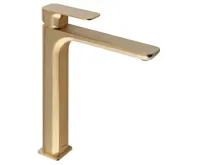 SAPHO SPY stojánková umyvadlová baterie vysoká, prodloužená hubice, zlato mat